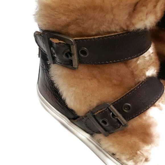 Luxe De Leon Monterrey Bronze Nubuck Leather Ankle Boots Size 9 Brown L109W-275 - Picture 6 of 10